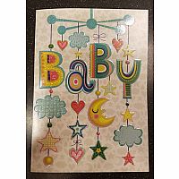 Baby Mobile Embossed Card