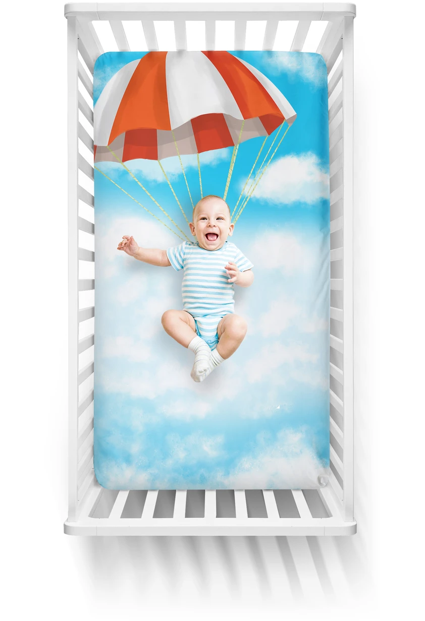 Parachute Fitted Crib Sheet