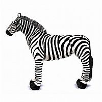 Lifelike Plush Zebra