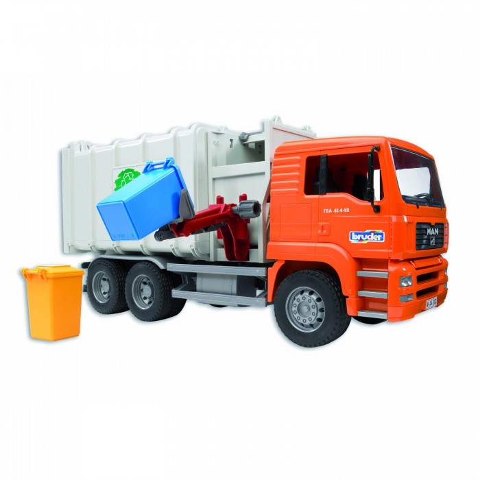 man tga side loading garbage truck