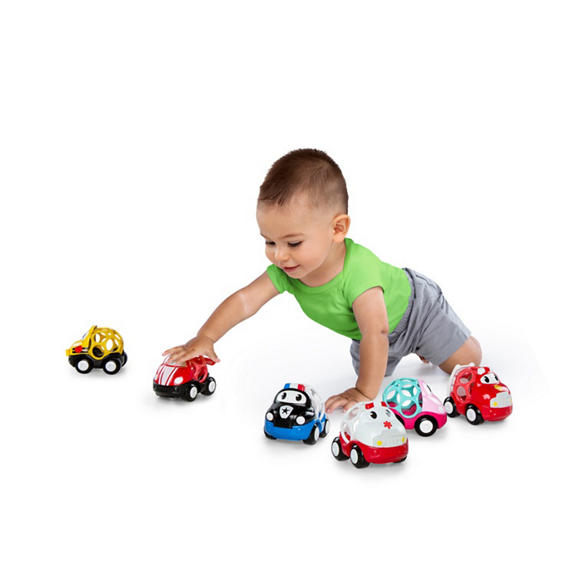 KIT URBANO GO GRIPPERS VEÍCULO OBALL - 18M - BRIGHT STARTS