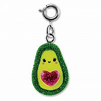 Avocado Glitter Charm