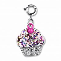 Cupcake Glitter Charm