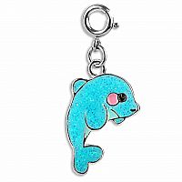 Dolphin Glitter Charm