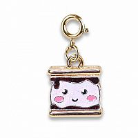 Gold S'Mores Glitter Charm