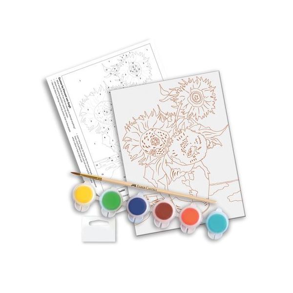 Paint By Number Sunflowers By Vincent Van Gogh Raff And Friends