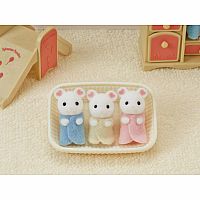 Marshmallow Mouse Triplets