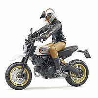 Scrambler Ducati Desert Sled w/ Rider