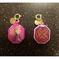 Disney Frozen: Anna Gold Glitter Charm