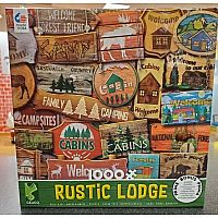 Rustic Lodge: Camp Signs 1000pc