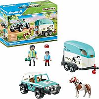 70511 Car with Pony Trailer