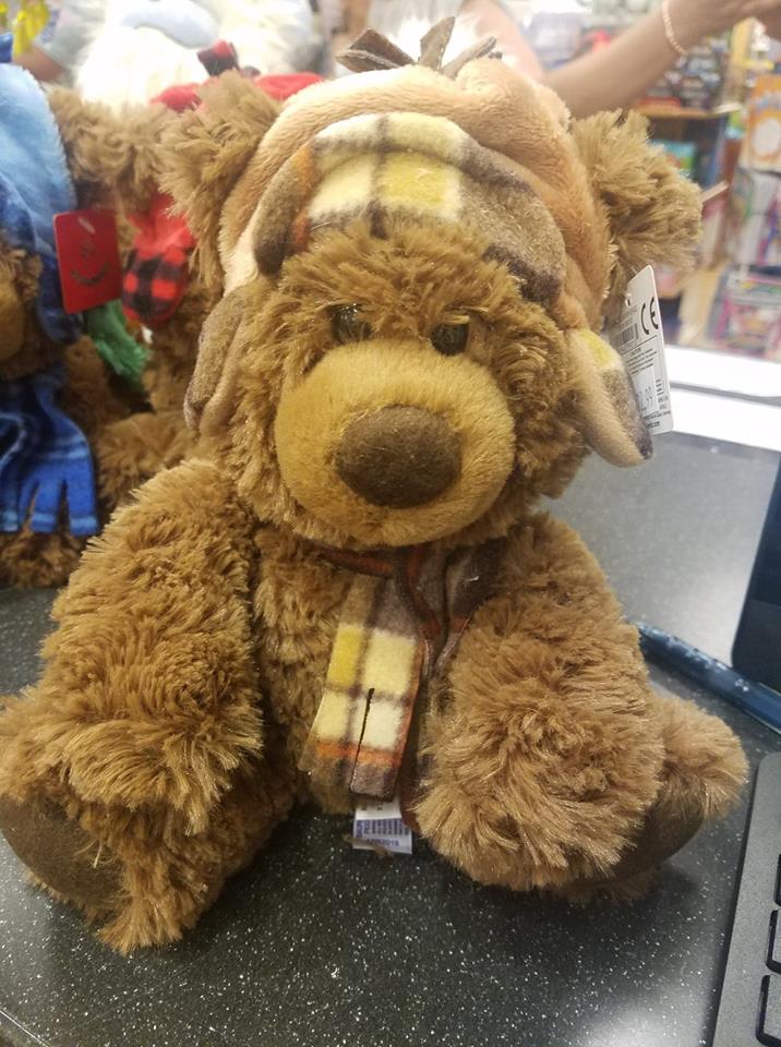 Lumberjack teddy hot sale bear