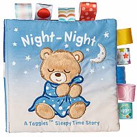 Starry Night Teddy Taggies Soft Book – 6×6″