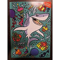 Shark Tattoo Birthday Card