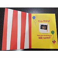 Pirate Tattoo Birthday Card