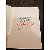 Make a Wish Foil Birthday Card