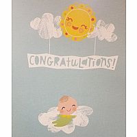 It's a Boy Die-Cut Card