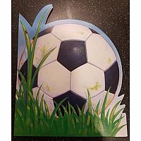 Soccer Ball Die-Cut Birthday Card