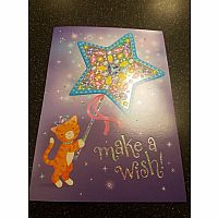 Make a Wish Foil Birthday Card