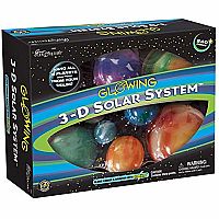 3D Glowing Solar System