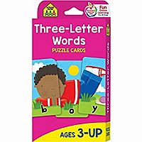 Three-Letter Words Puzzle Cards | 3+