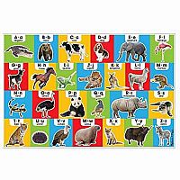 Animal Alphabet Floor Puzzle (24pc)