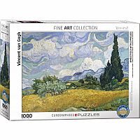 Wheat Field with Cypresses 1000pc