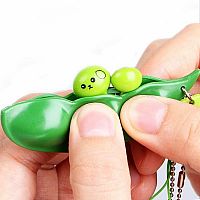 Pea Pod Keychain