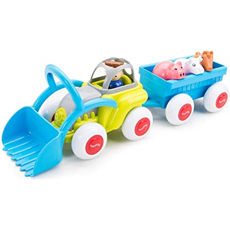 Midi Tractor with Trailer and Animals