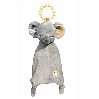 Gray Elephant Lil’ Sshlumpie Teether Blankie