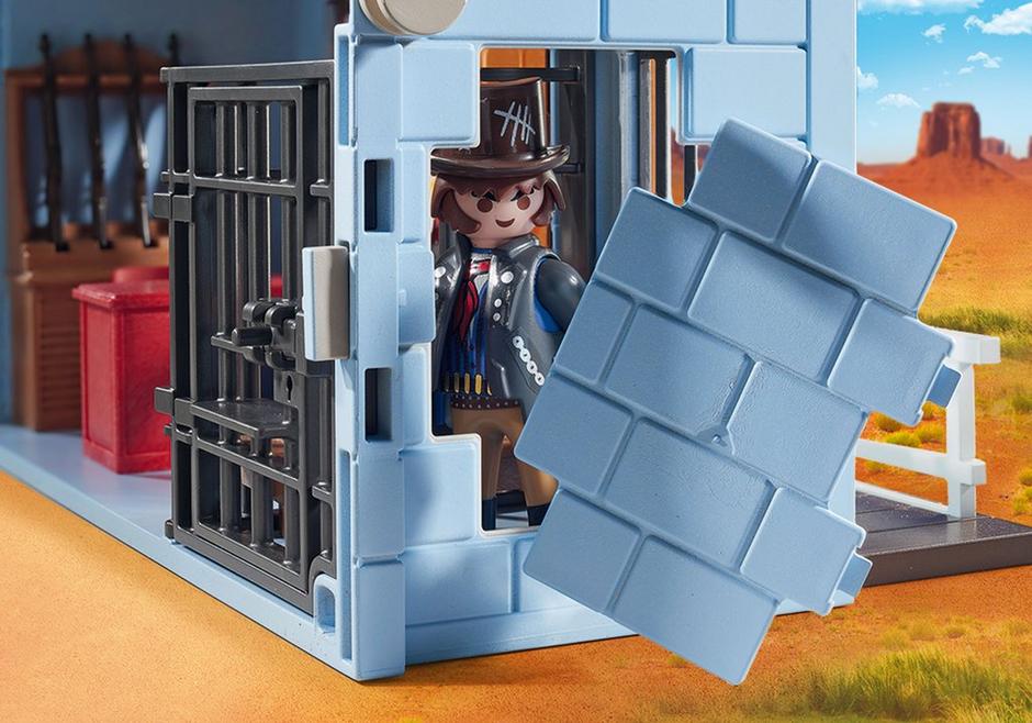 PLAYMOBIL Western 70013 - Diligence, Cavalerie Et Nordistes - Occasion