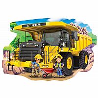 Kids: CAT Dump Truck Floor Puzzle 36pc