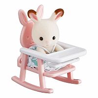 Mini Carry Case: Bunny in Highchair