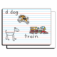 Lined Magnetic Dry Erase Board