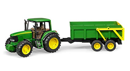 John Deere with Tipping Trailer - Raff and Friends