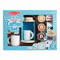 Wooden Brew & Serve Coffee Set