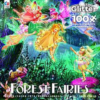 Forest Fairies Glitter: Pink 100pc