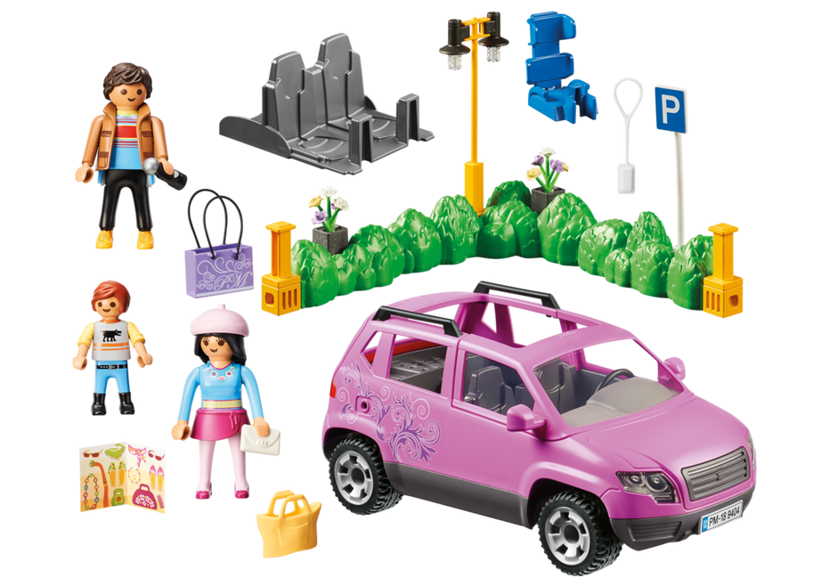 Playmobil family outlet car