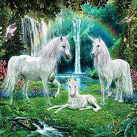 Glitter Unicorns: Rainbow Unicorn Family 100pc