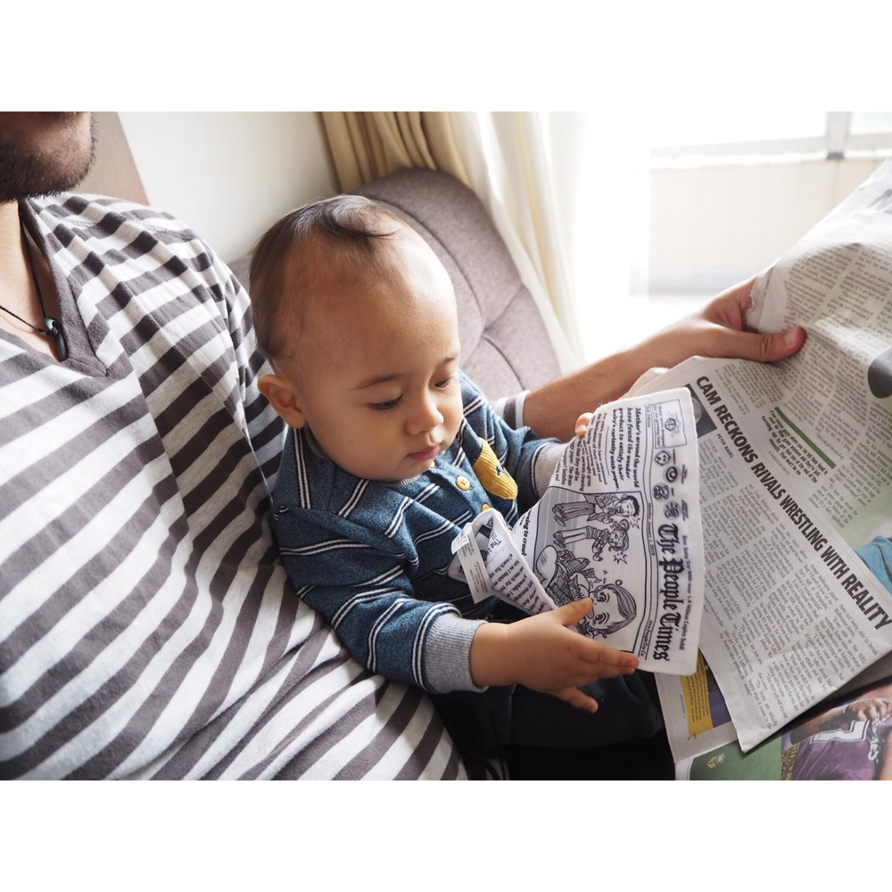 Baby Newspaper Raff and Friends