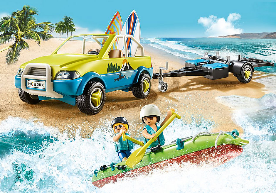 70436 Beach Car with Canoe