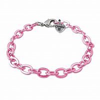 Pink Chain Link Bracelet