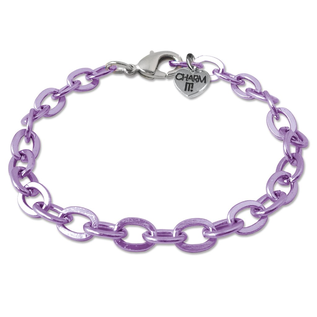 Purple Chain Link Bracelet - Raff and 