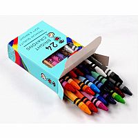 24 Bright Crayons