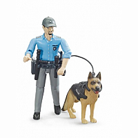 Bworld Police Officer w/ Dog