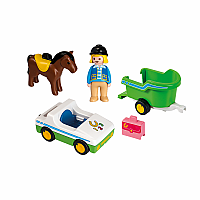 70181 Car with Horse Trailer