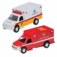 Diecast Ambulance Pull Back