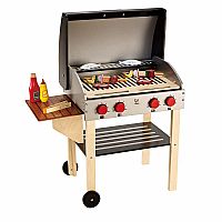 Gourmet Grill with Food