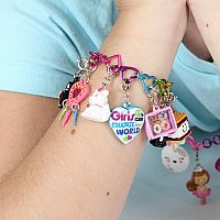 Girls Can Change the World Locket Charm