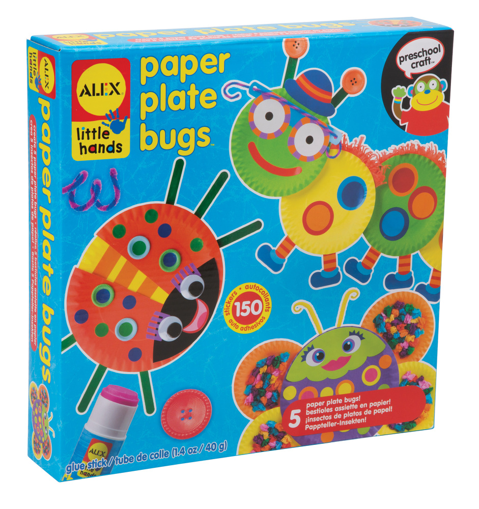 Paper Plate Bugs Raff and Friends